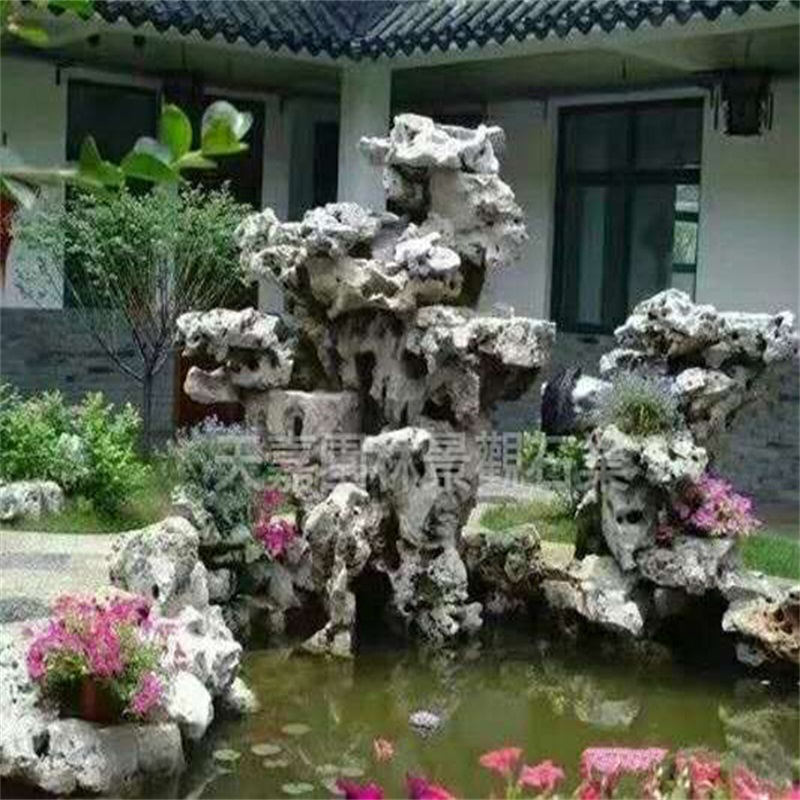 贵州小庭院水景鱼池设计方案
